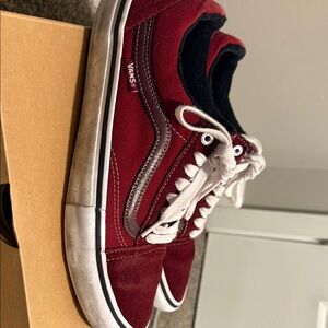 Vans men Shoes Burgundy Sneakers